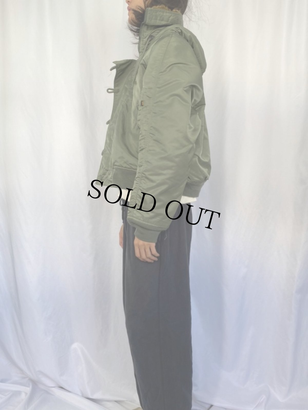 画像3: 民間品 ALPHA INDUSTRIES,INC. N-2B フライトジャケット SMALL (3)