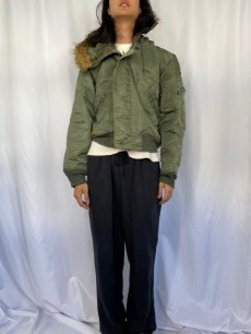 画像2: 民間品 ALPHA INDUSTRIES,INC. N-2B フライトジャケット SMALL (2)