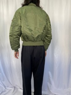 画像4: 民間品 ALPHA INDUSTRIES,INC. MA-1 フライトジャケット LARGE (4)