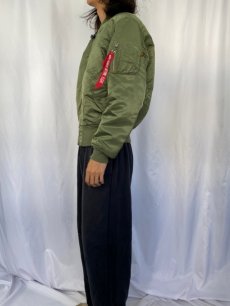 画像3: 民間品 ALPHA INDUSTRIES,INC. MA-1 フライトジャケット LARGE (3)