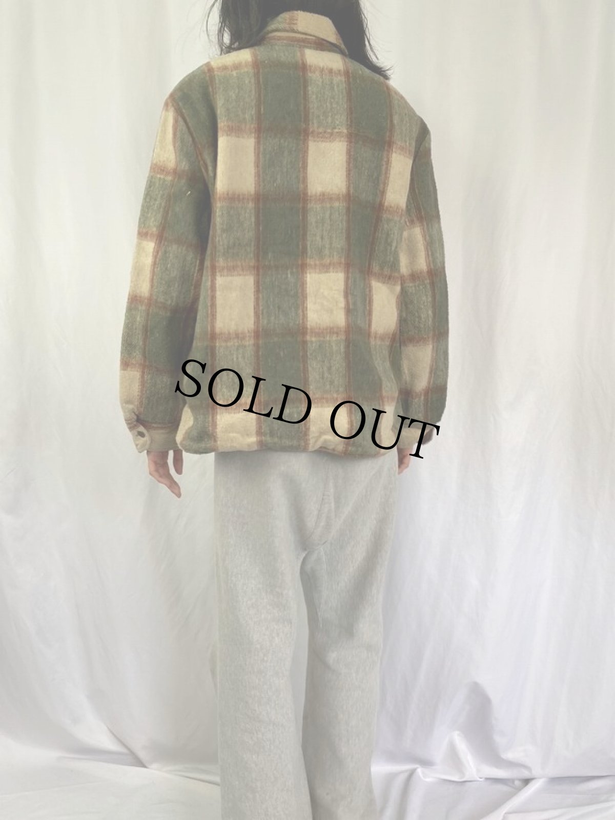 画像4: 70's Vancort チェック柄 CPOシャツジャケット (4)