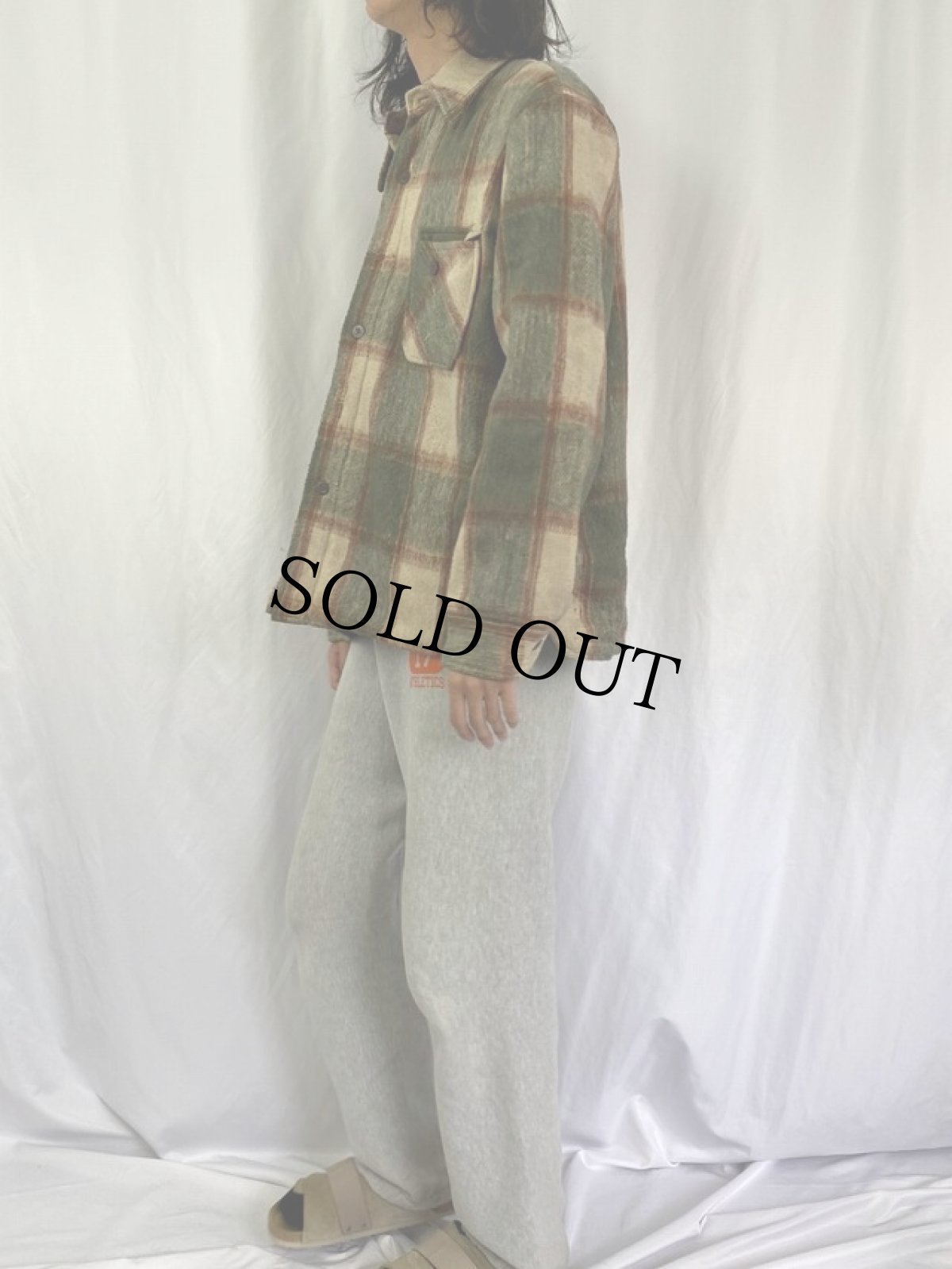 画像3: 70's Vancort チェック柄 CPOシャツジャケット (3)