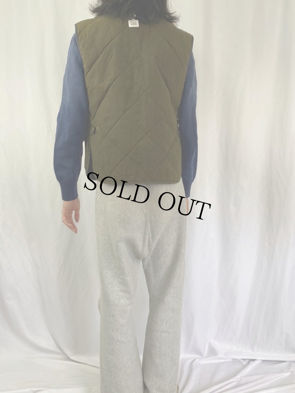 画像4: Barbour 3ワラント キルティング オイルドベスト M (4)