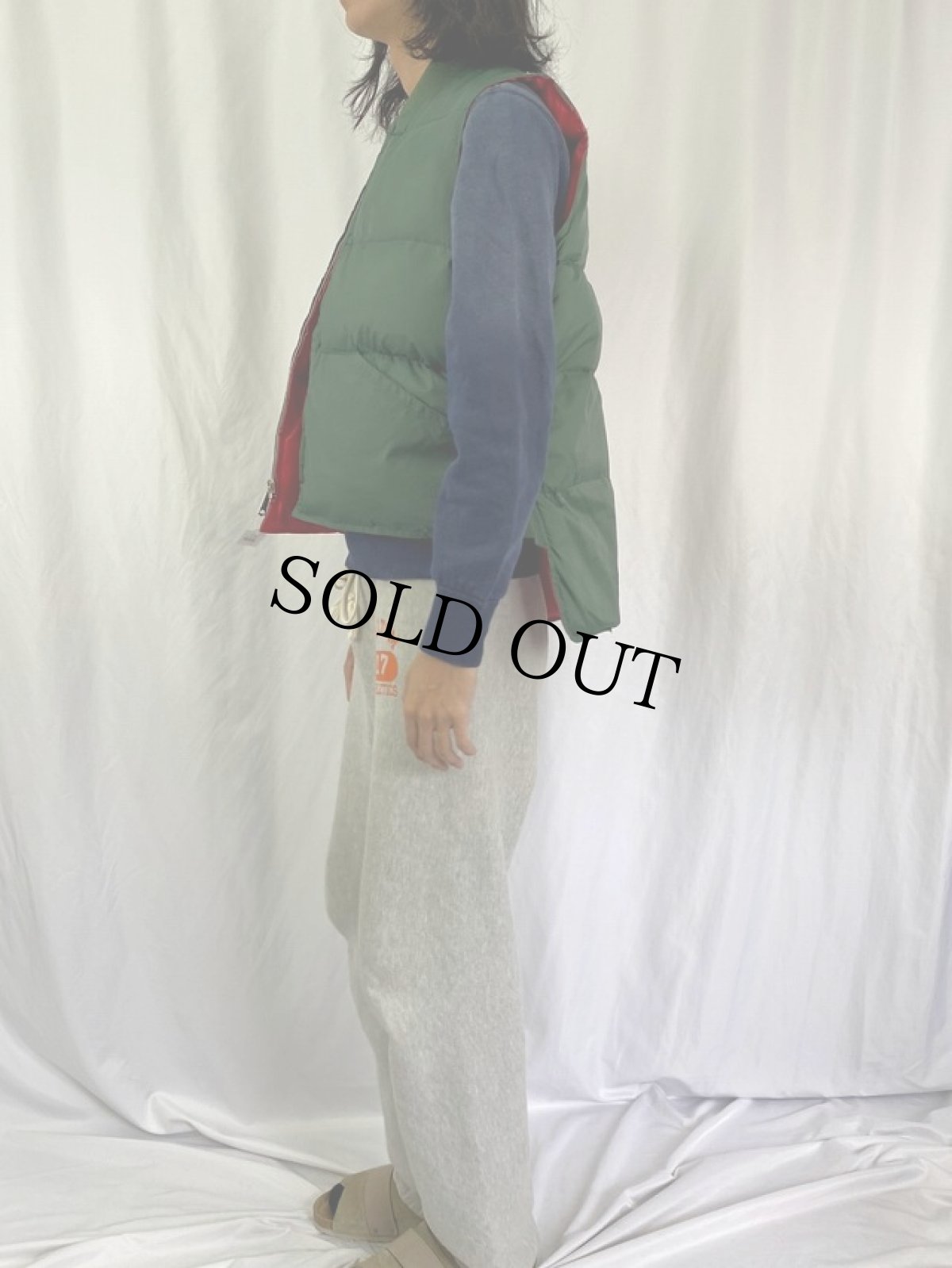 画像4: canada north リバーシブル ナイロンダウンベスト L (4)