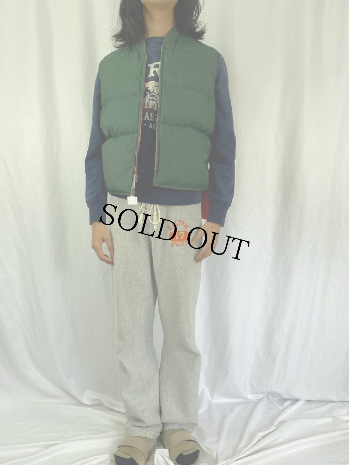 画像3: canada north リバーシブル ナイロンダウンベスト L (3)