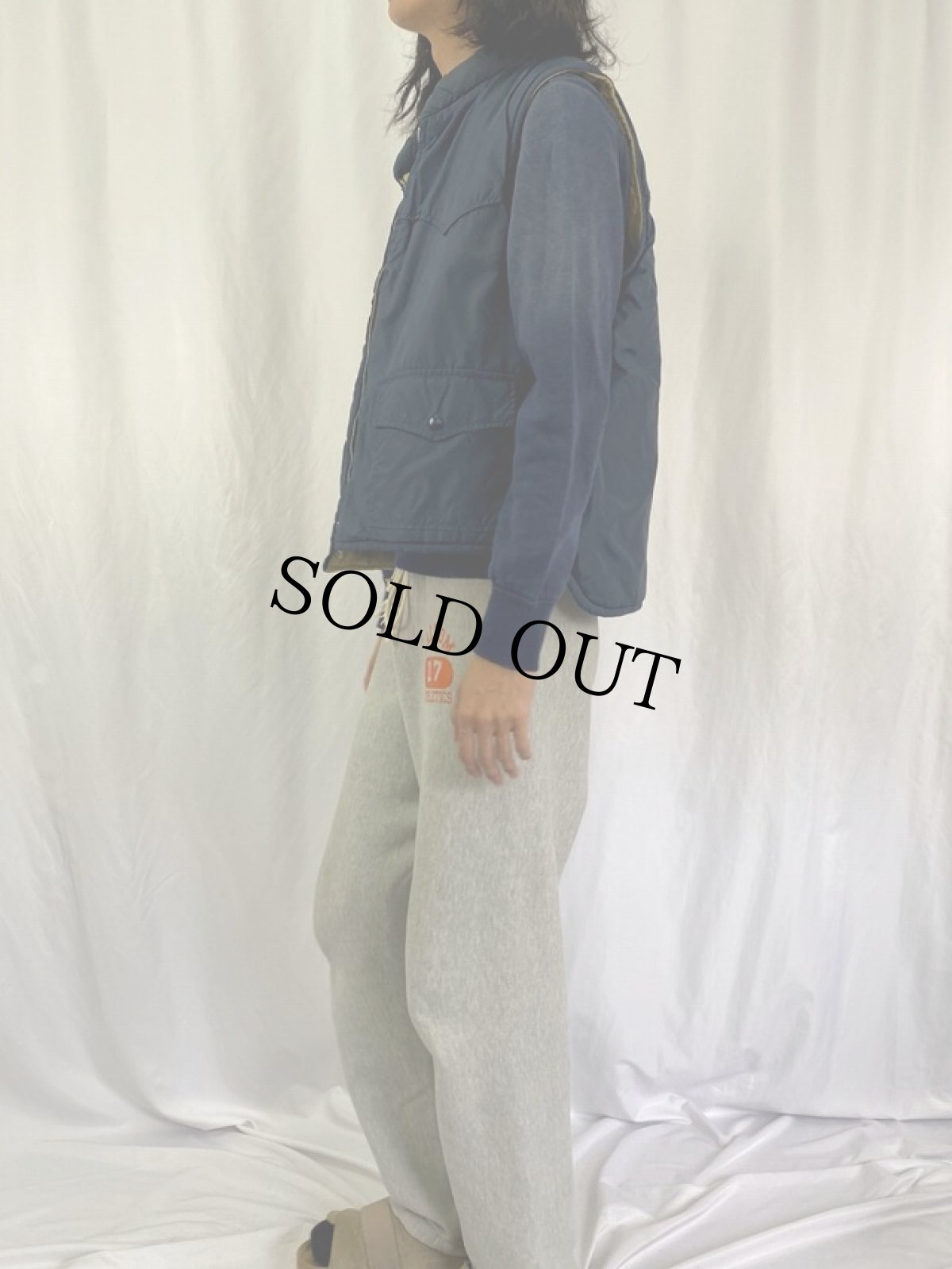 画像3: 70's Lee "STORM RIDER" USA製 ナイロンダウンベスト L (3)