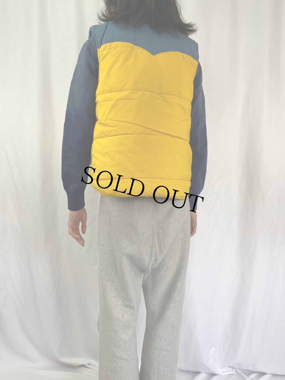 画像4: TRAILS WEST ウエスタンヨーク ダウンベスト (4)