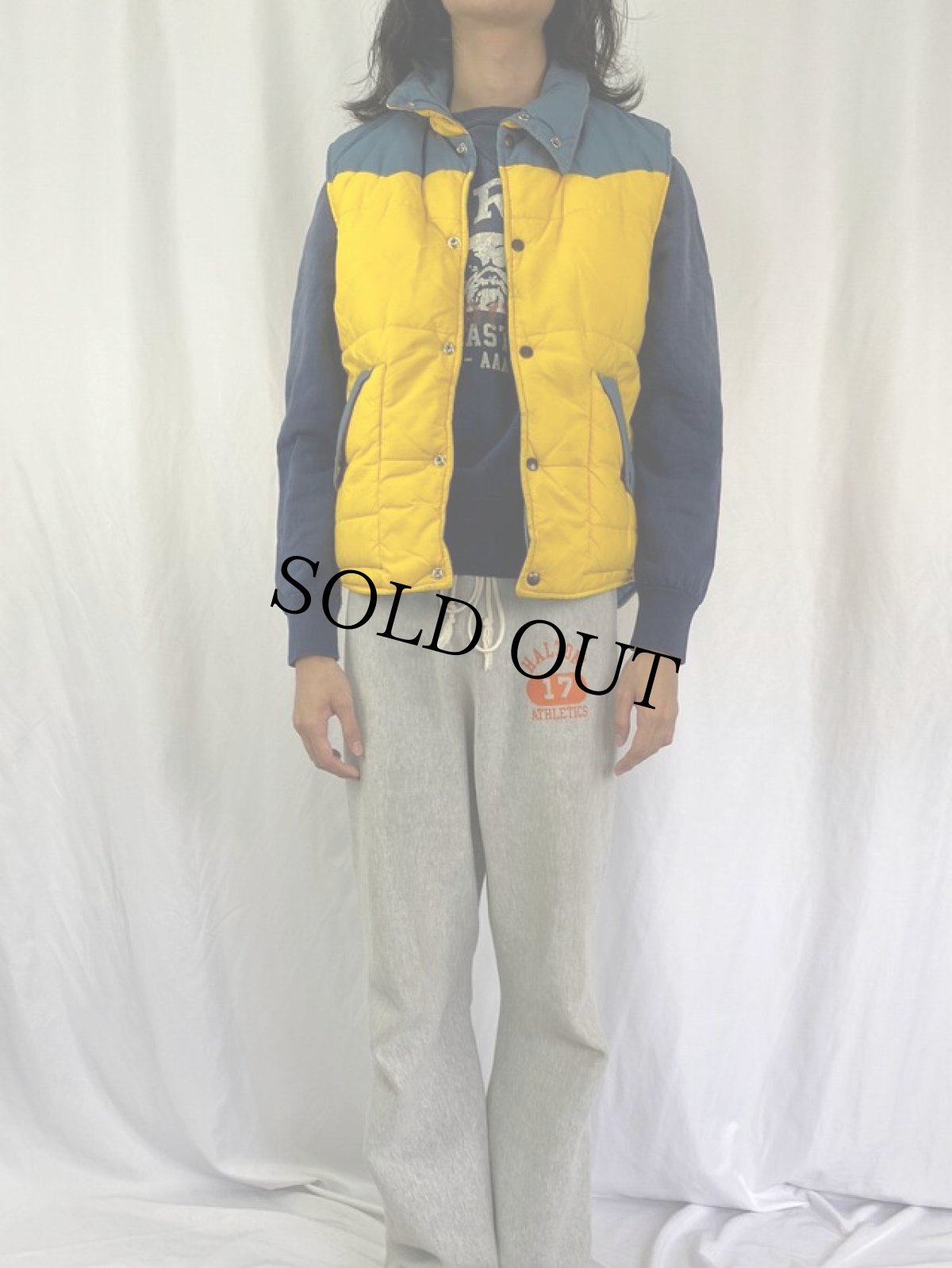 画像2: TRAILS WEST ウエスタンヨーク ダウンベスト (2)