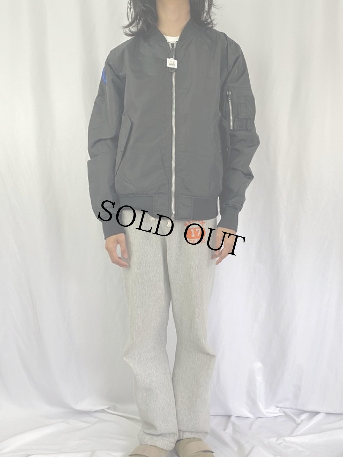 画像3: 民間品 ALPHA INDUSTRIES,INC. MA-1 フライトジャケット XLARGE (3)