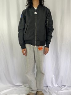 画像3: 民間品 ALPHA INDUSTRIES,INC. MA-1 フライトジャケット XLARGE (3)