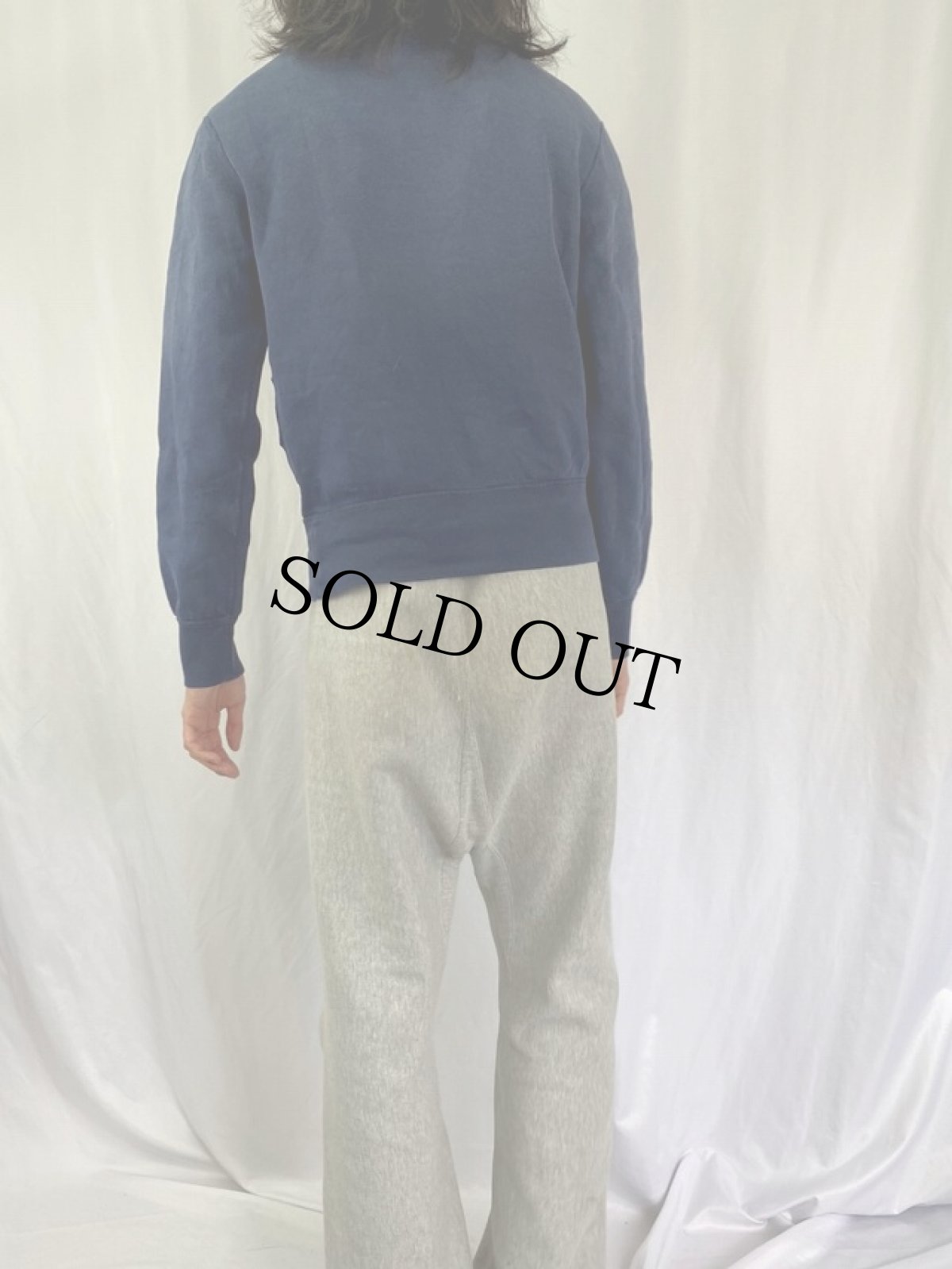 画像4: POLO Ralph Lauren "P.R.L...." 前V フロッキープリントスウェット M (4)