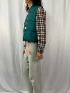 画像4: 【SALE】 60's リバーシブル ナイロンダウンベスト (4)