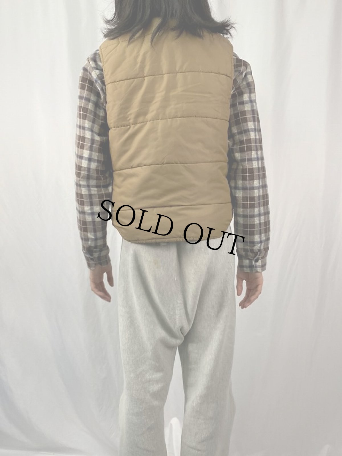 画像4: 70's Lee "STORM RIDER" USA製 ワッペン付き 中綿入りウエスタンベスト M (4)