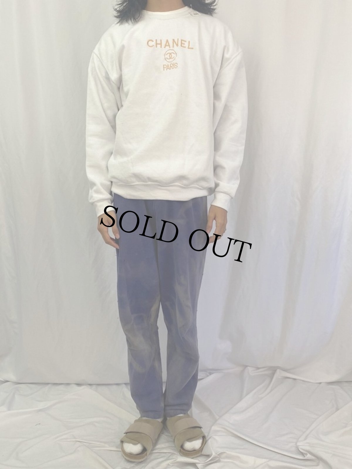 画像2: ブート CHANEL ロゴ刺繍スウェット (2)