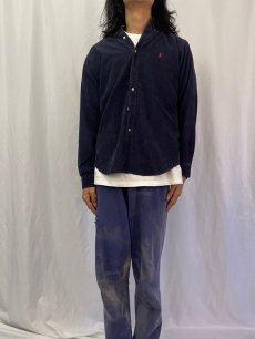 画像2: 90's POLO Ralph Lauren "CLASSIC FIT" コーデュロイボタンダウンシャツ M (2)