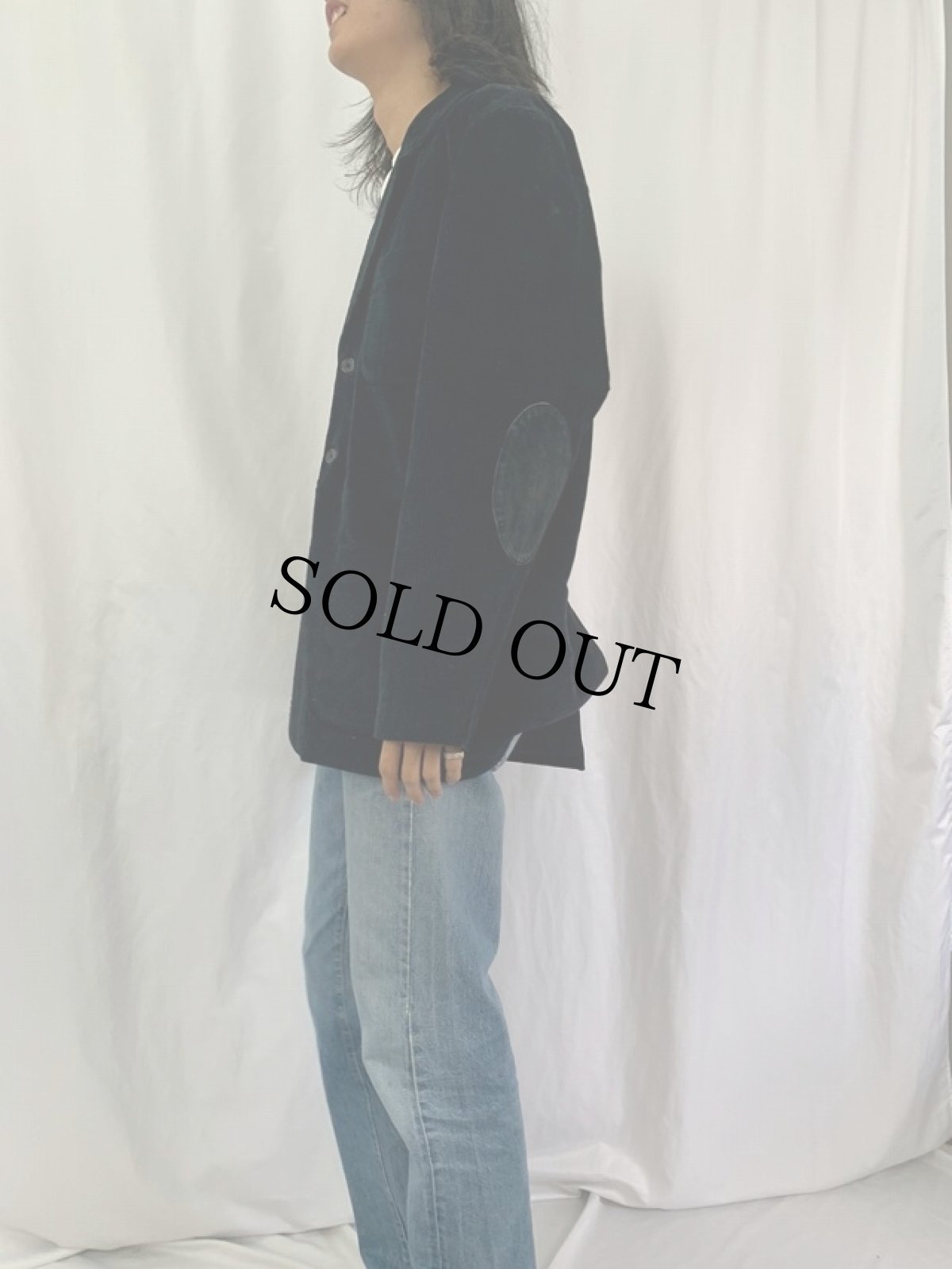 画像3: 90's PENDLETON エルボーパッチ付き コーデュロイテーラードジャケット L (3)