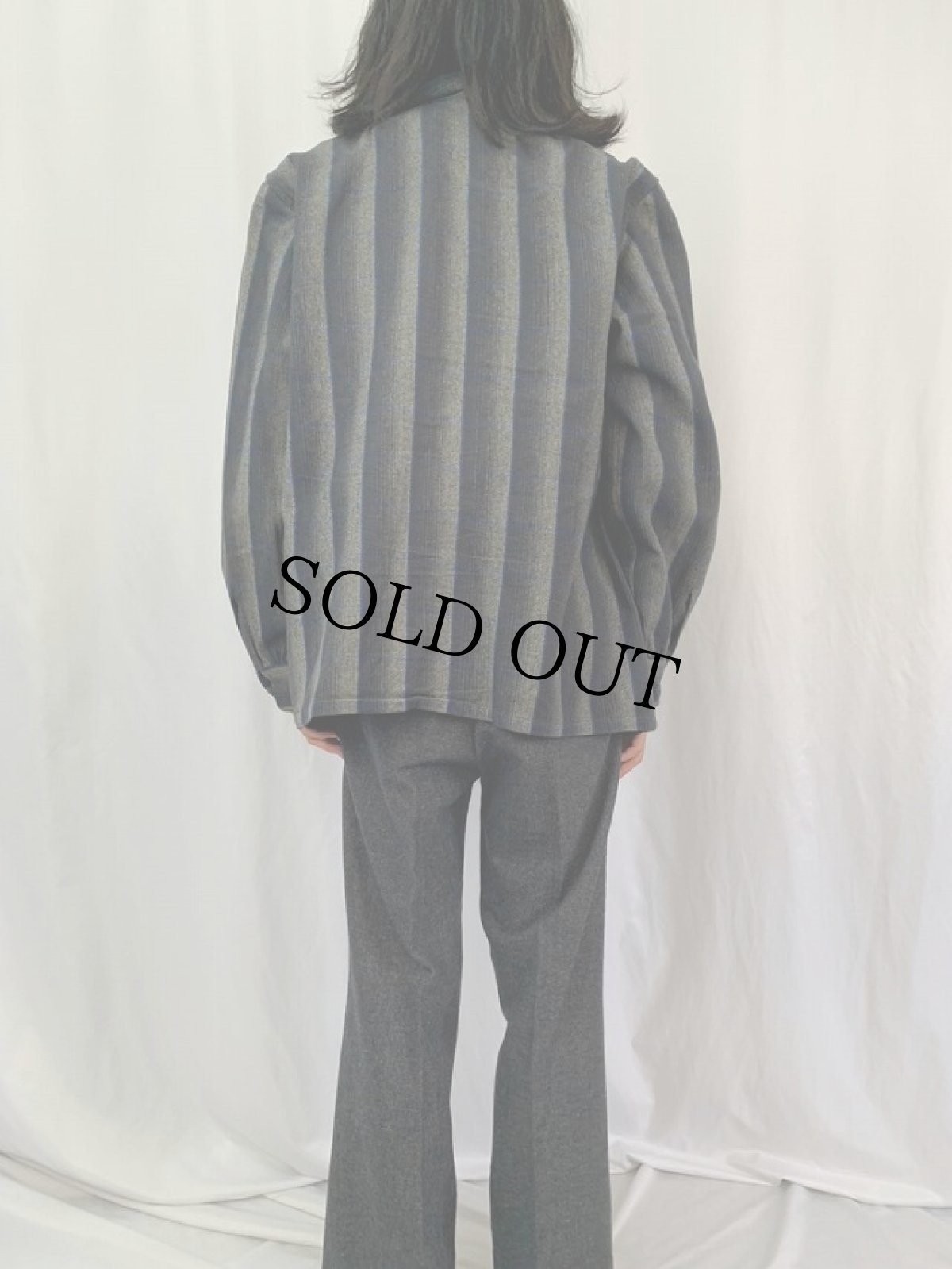 画像4: 50's PENDLETON チェック柄 ウールテーラードジャケット XL (4)