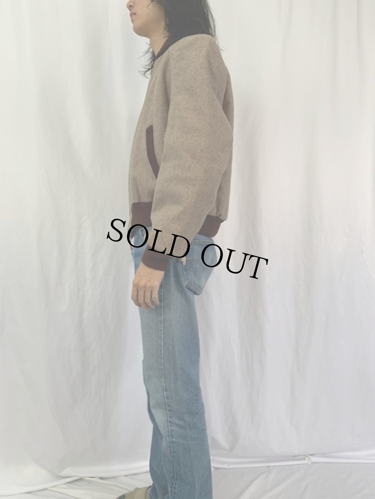 画像3: 40〜50's Lakeland 内キルティング ファラオジャケット 44 (3)