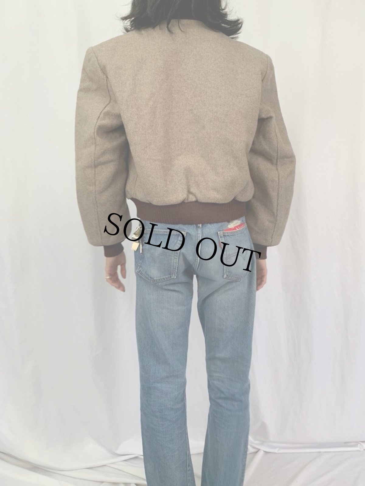 画像4: 40〜50's Lakeland 内キルティング ファラオジャケット 44 (4)