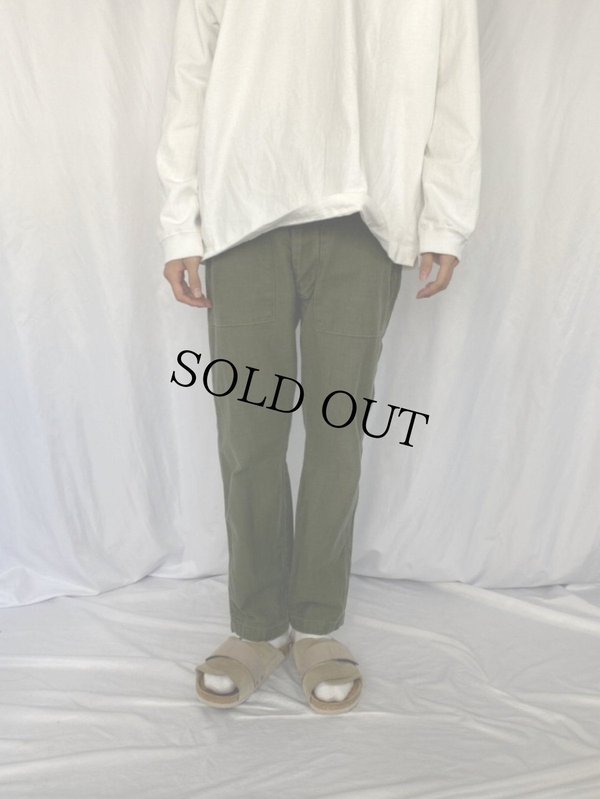 画像2: 70's U.S.ARMY ベイカーパンツ W31 (2)