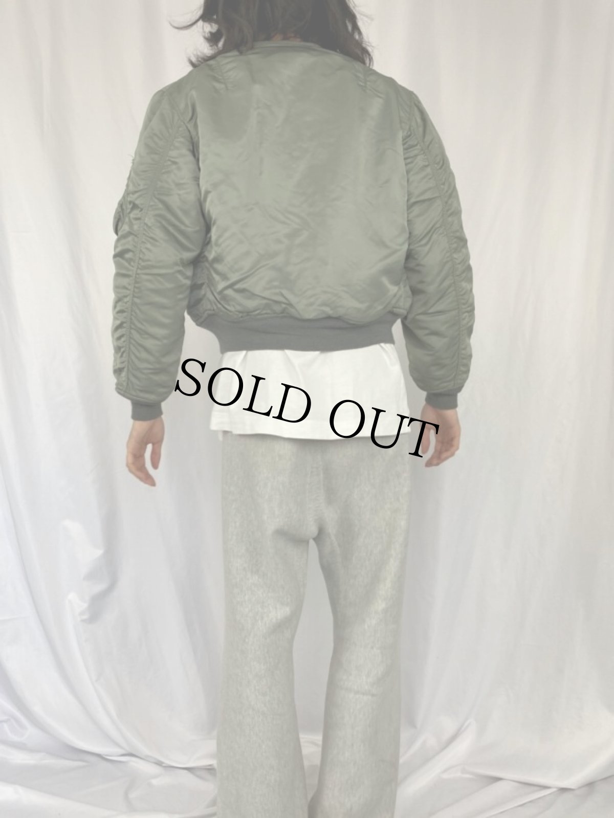 画像5: 70's U.S.AIR FORCE "MA-1 E-TYPE" フライトジャケット MEDIUM (5)