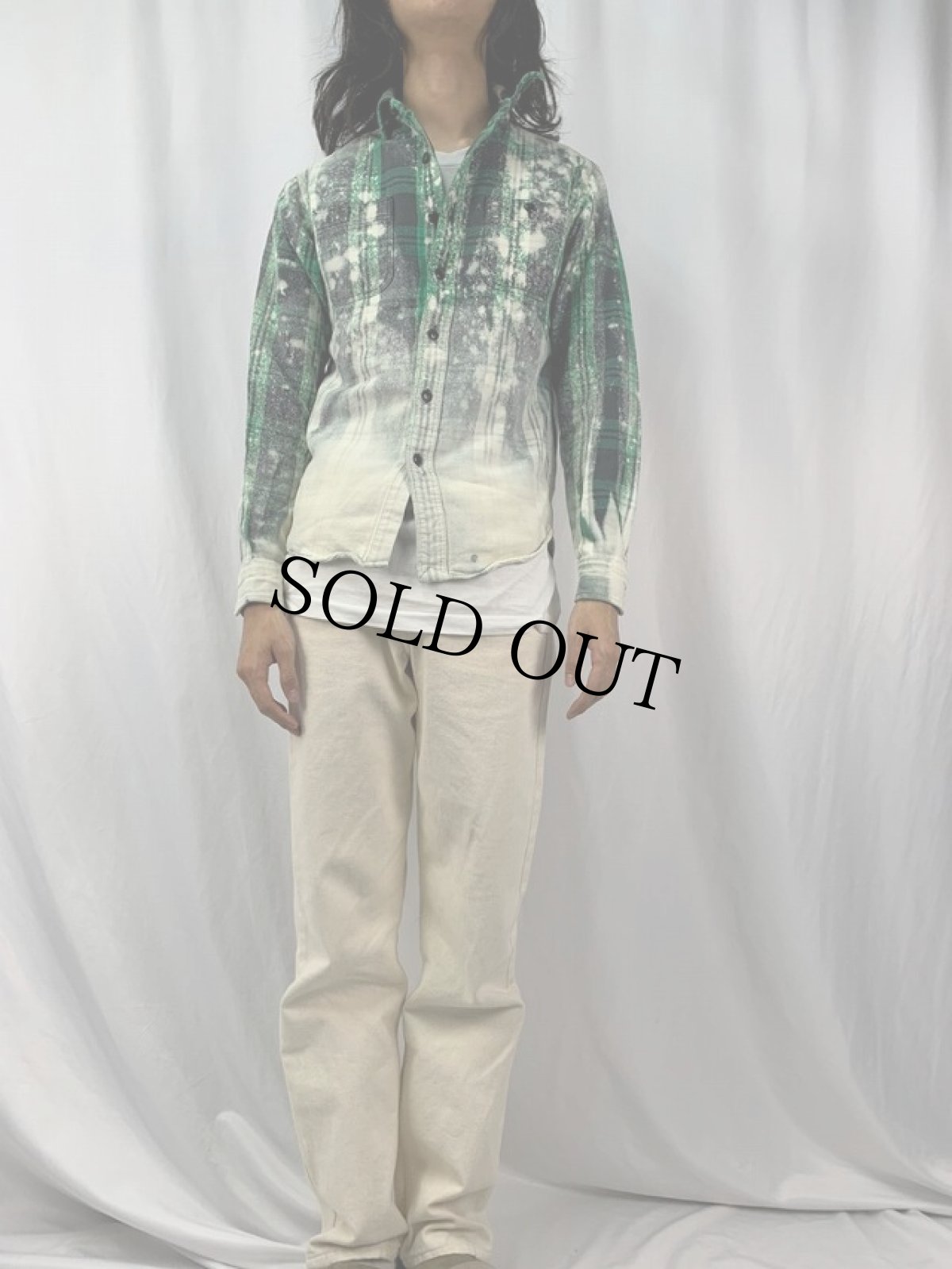 画像2: 90's POLO Ralph Lauren USA製 タートルネック 鹿の子ロンT M (2)