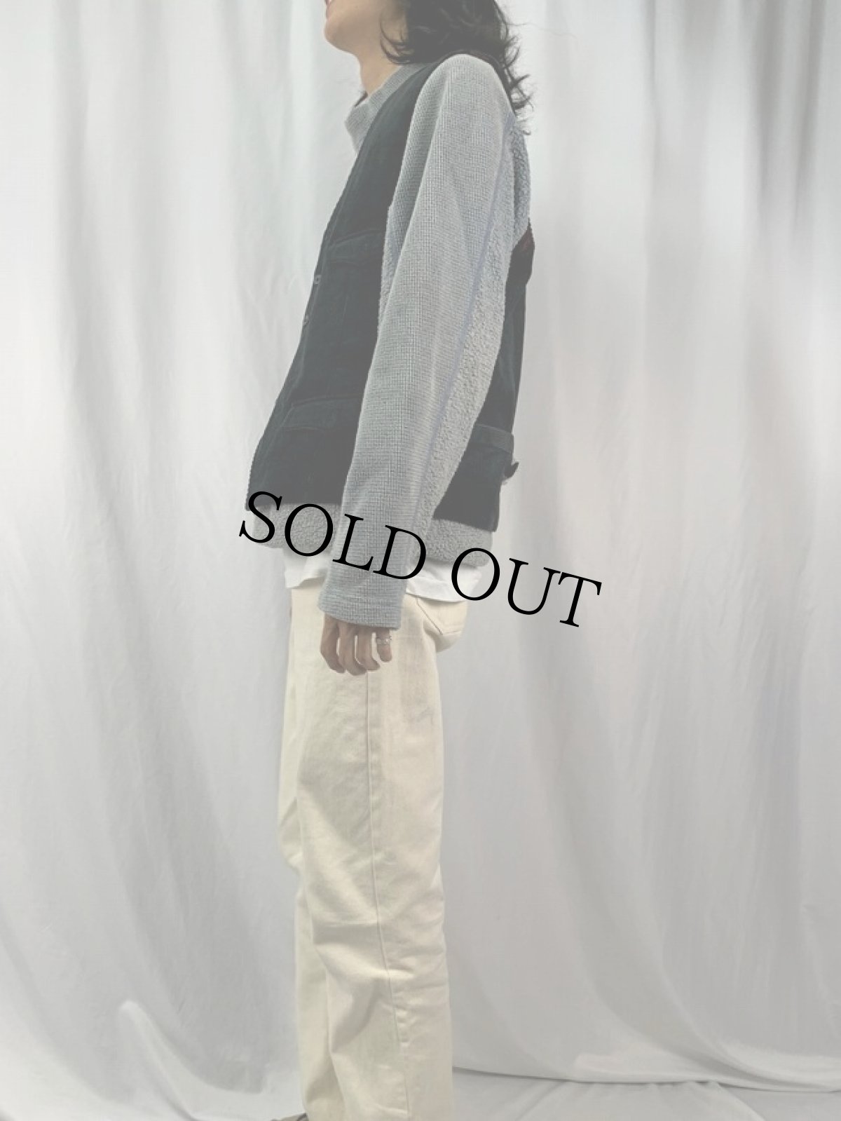 画像3: Ralph Lauren DENIM&SUPPLY コーデュロイベスト タグ付き未使用 XL (3)