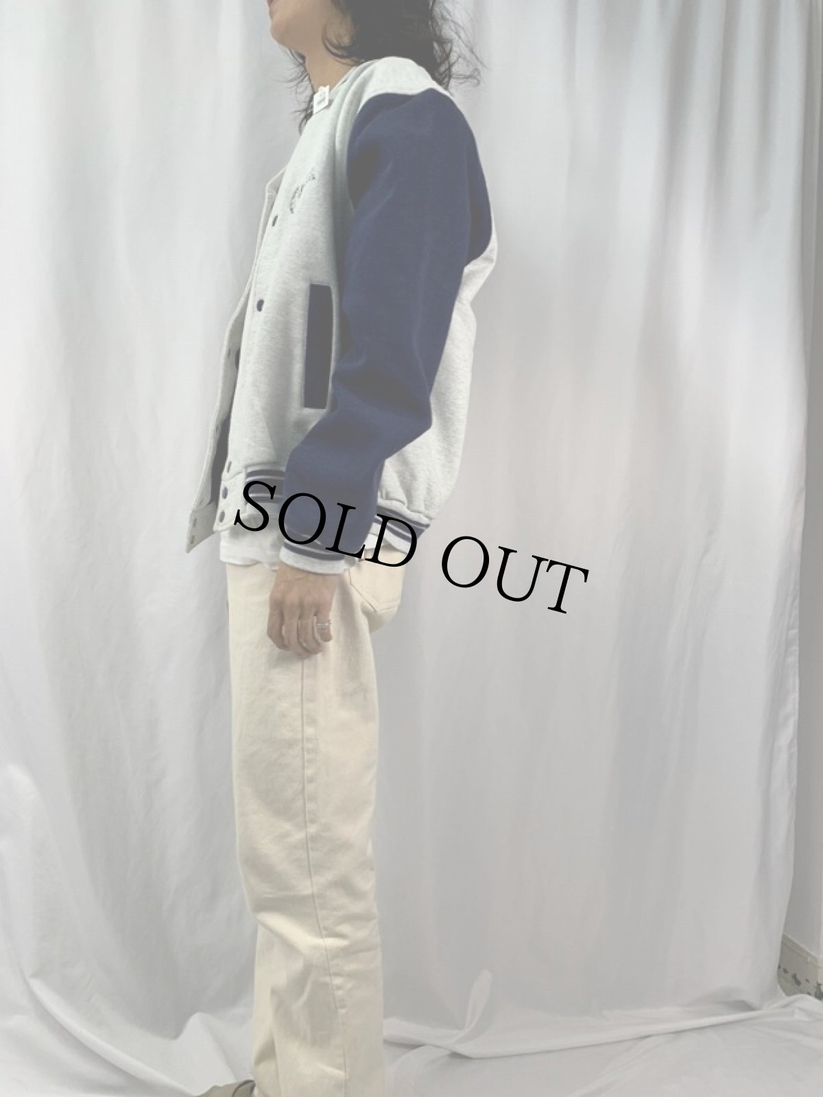 画像3: 90's FRUIT OF THE LOOM "Insituform Gulf South" 刺繍スウェットスタジャン XXL (3)