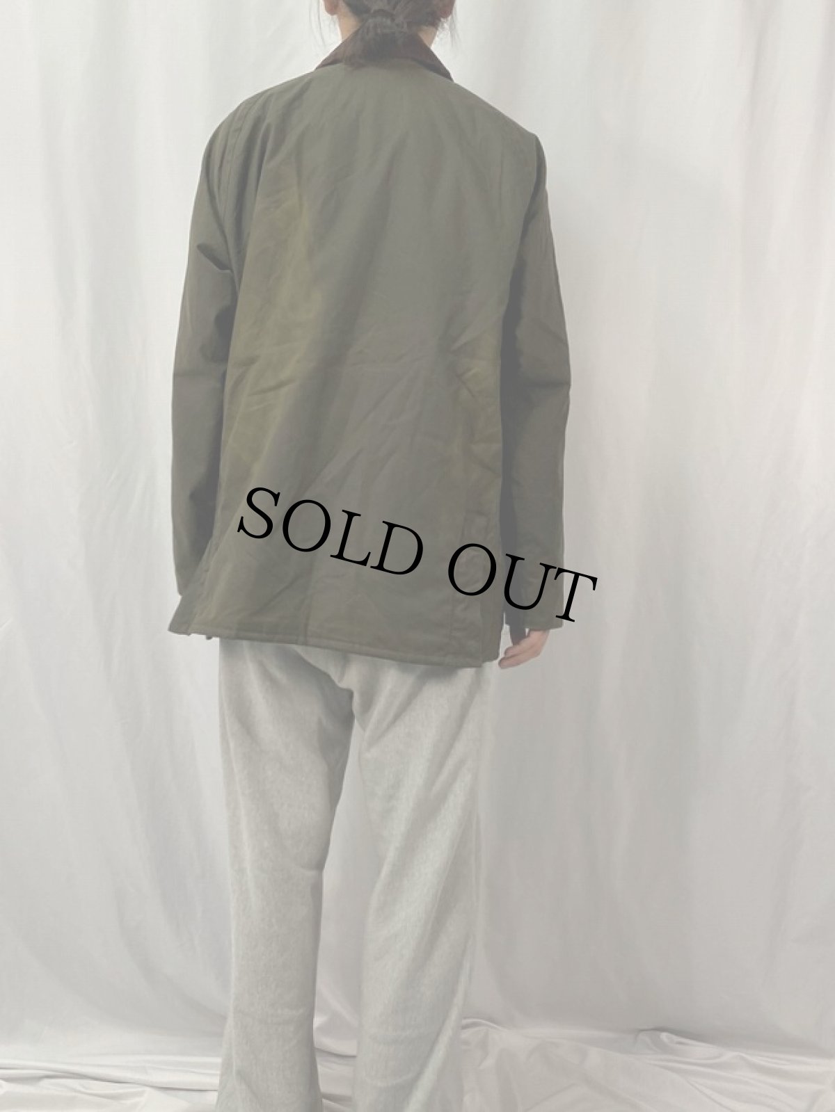 画像4: MARKS&SPENCER オイルドジャケット M (4)