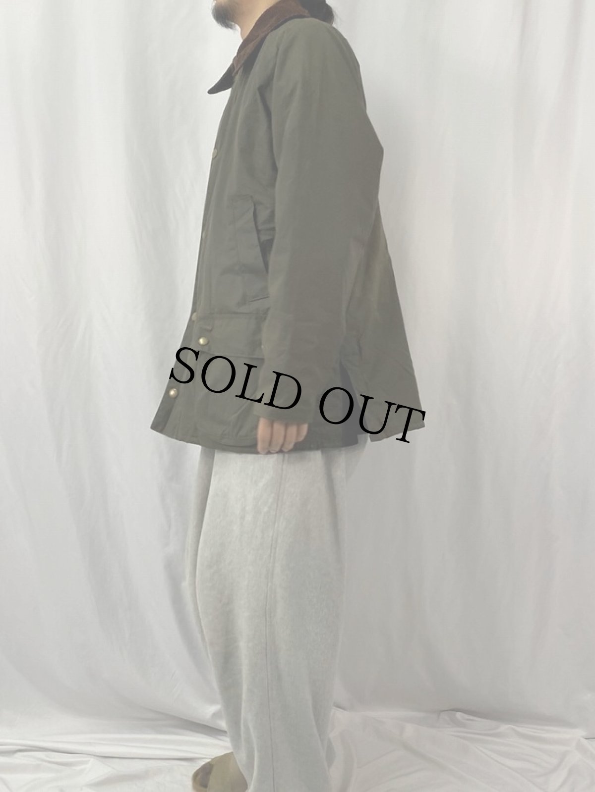 画像3: MARKS&SPENCER オイルドジャケット M (3)