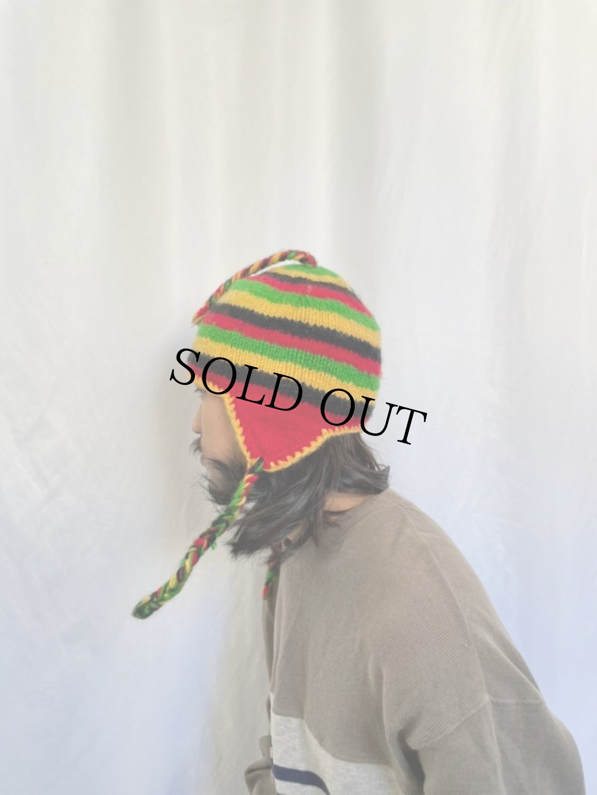 画像3: NAPAL製 ラスタカラー イヤーカフニットキャップ (3)