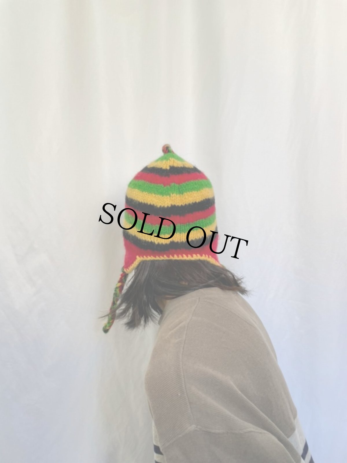 画像4: NAPAL製 ラスタカラー イヤーカフニットキャップ (4)