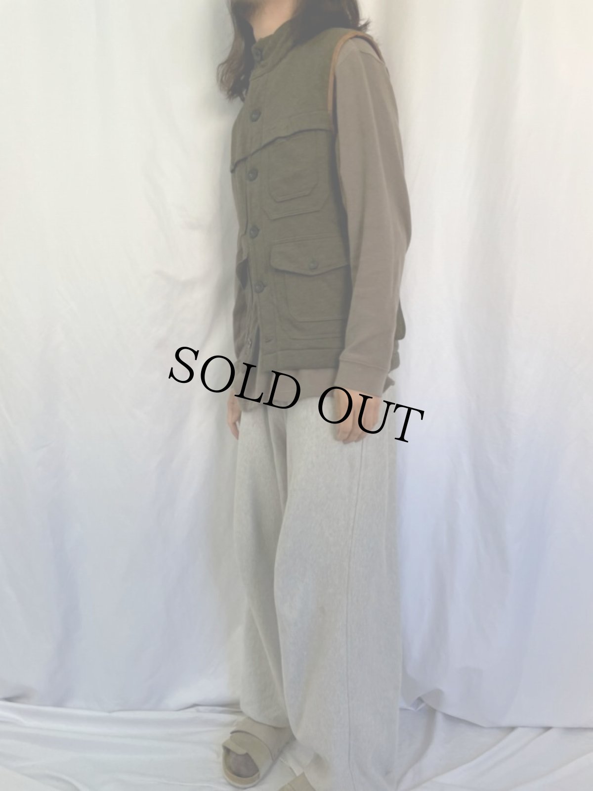 画像3: 90's POLO Ralph Lauren 中綿入り コットンベスト S (3)