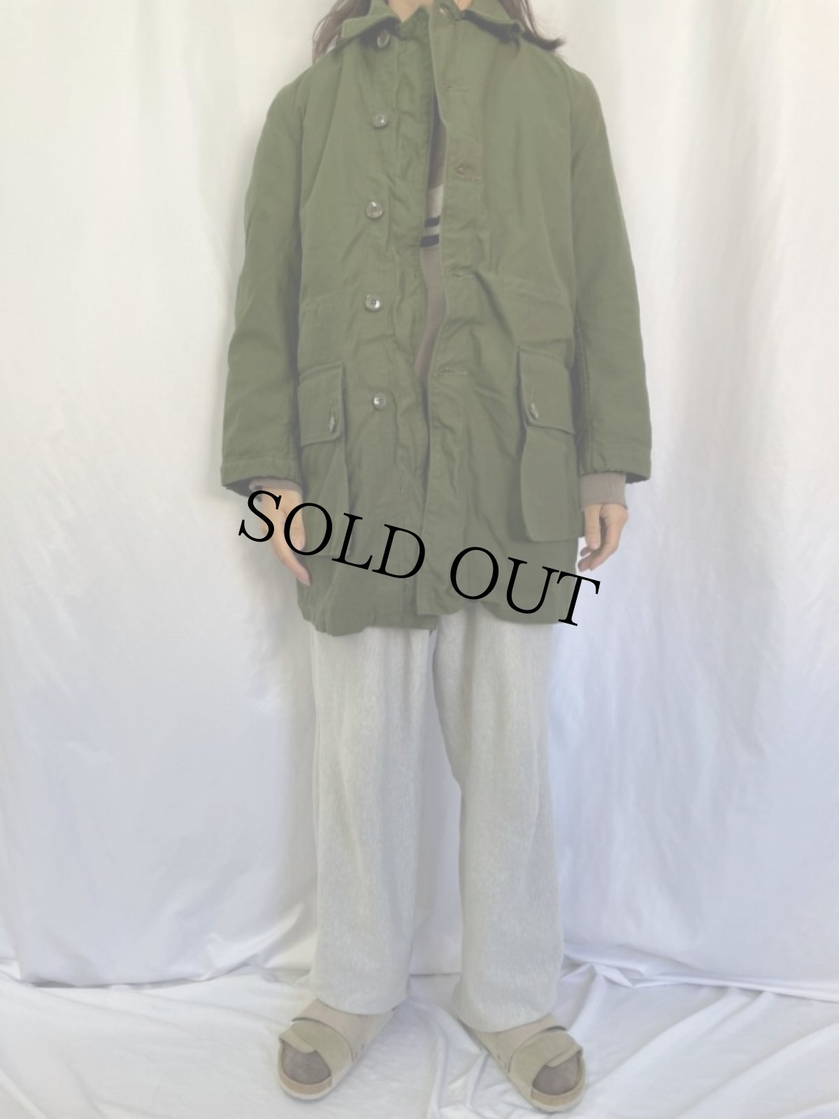 画像2: スウェーデン軍 M-59 ボアライナー付き フィールドコート (2)