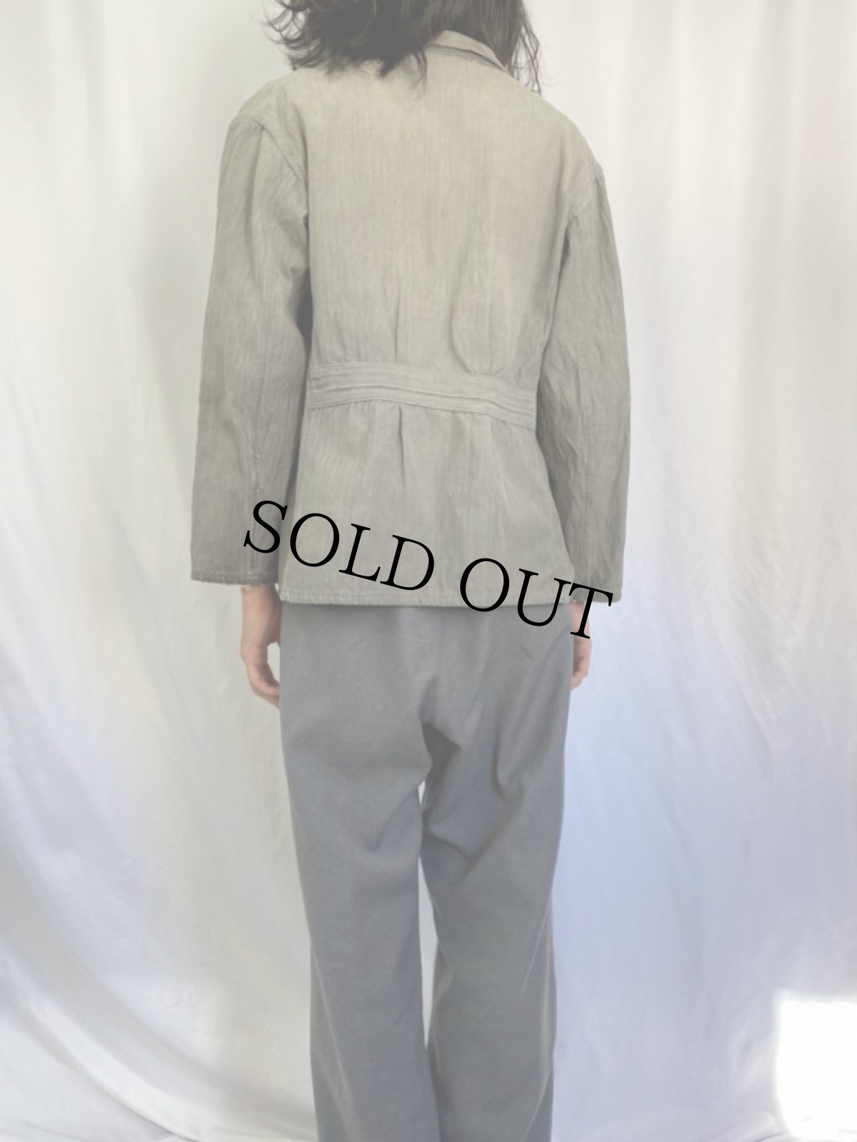 画像4: VINTAGE ヘリンボーンツイル カバーオール (4)