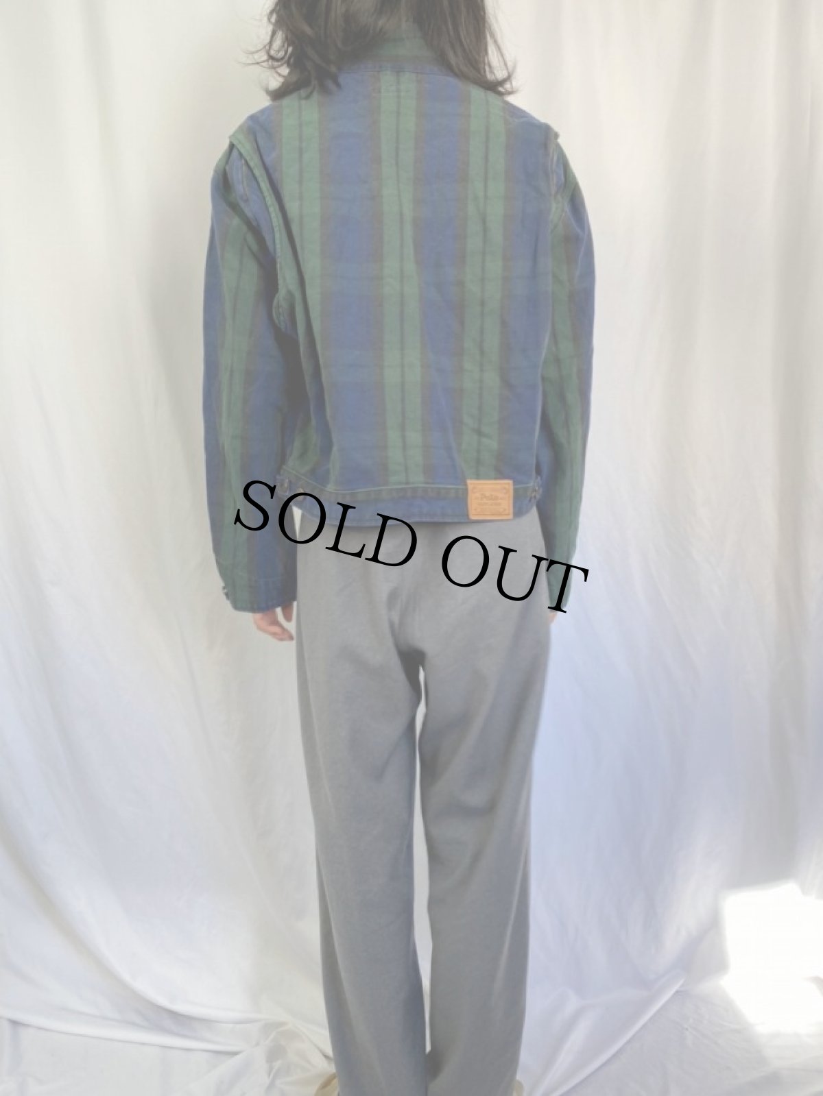 画像4: 90's POLO Ralph Lauren USA製 チェック柄 ダックジャケット L (4)