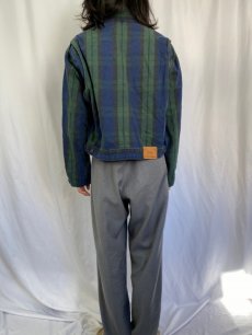 画像4: 90's POLO Ralph Lauren USA製 チェック柄 ダックジャケット L (4)