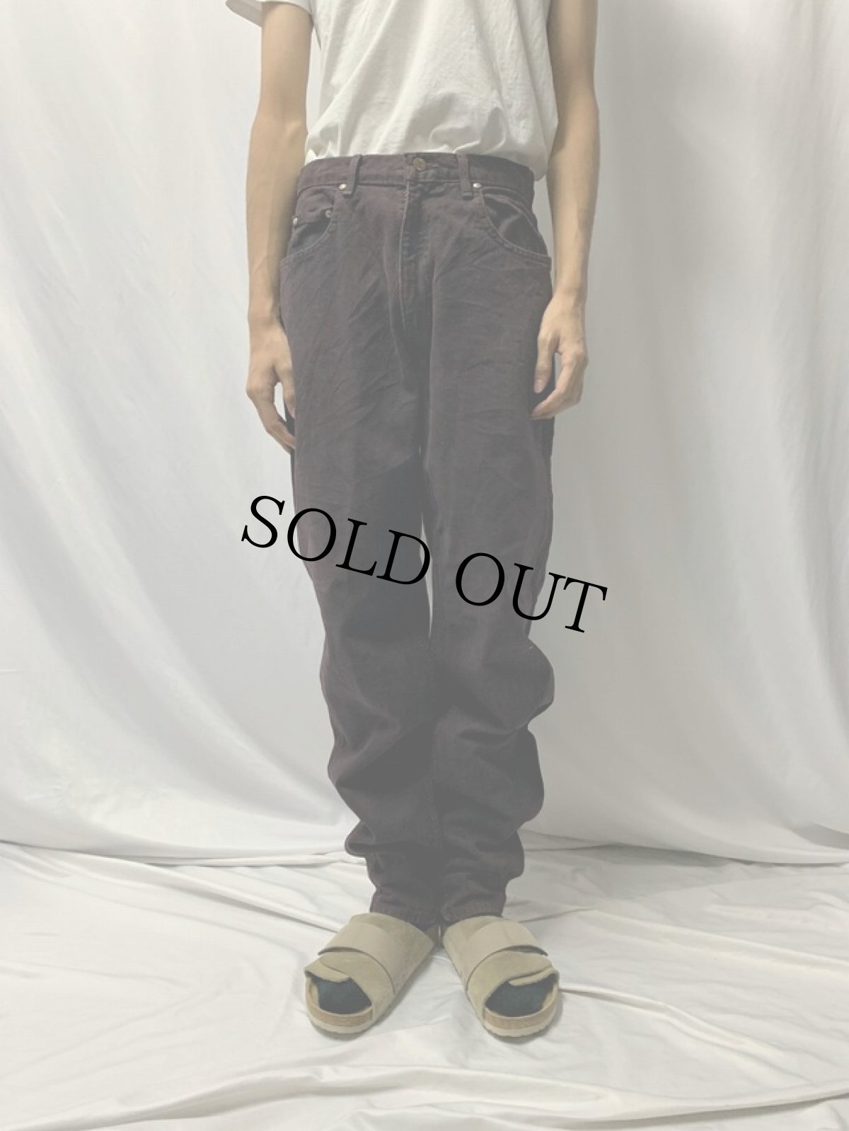 画像2: 90's Levi's SILVER TAB "BAGGY" カラーデニムパンツ W31 (2)