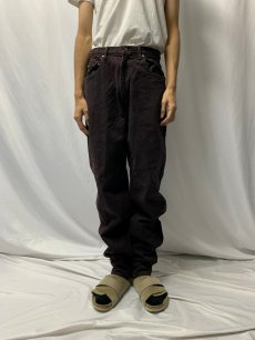 画像2: 90's Levi's SILVER TAB "BAGGY" カラーデニムパンツ W31 (2)