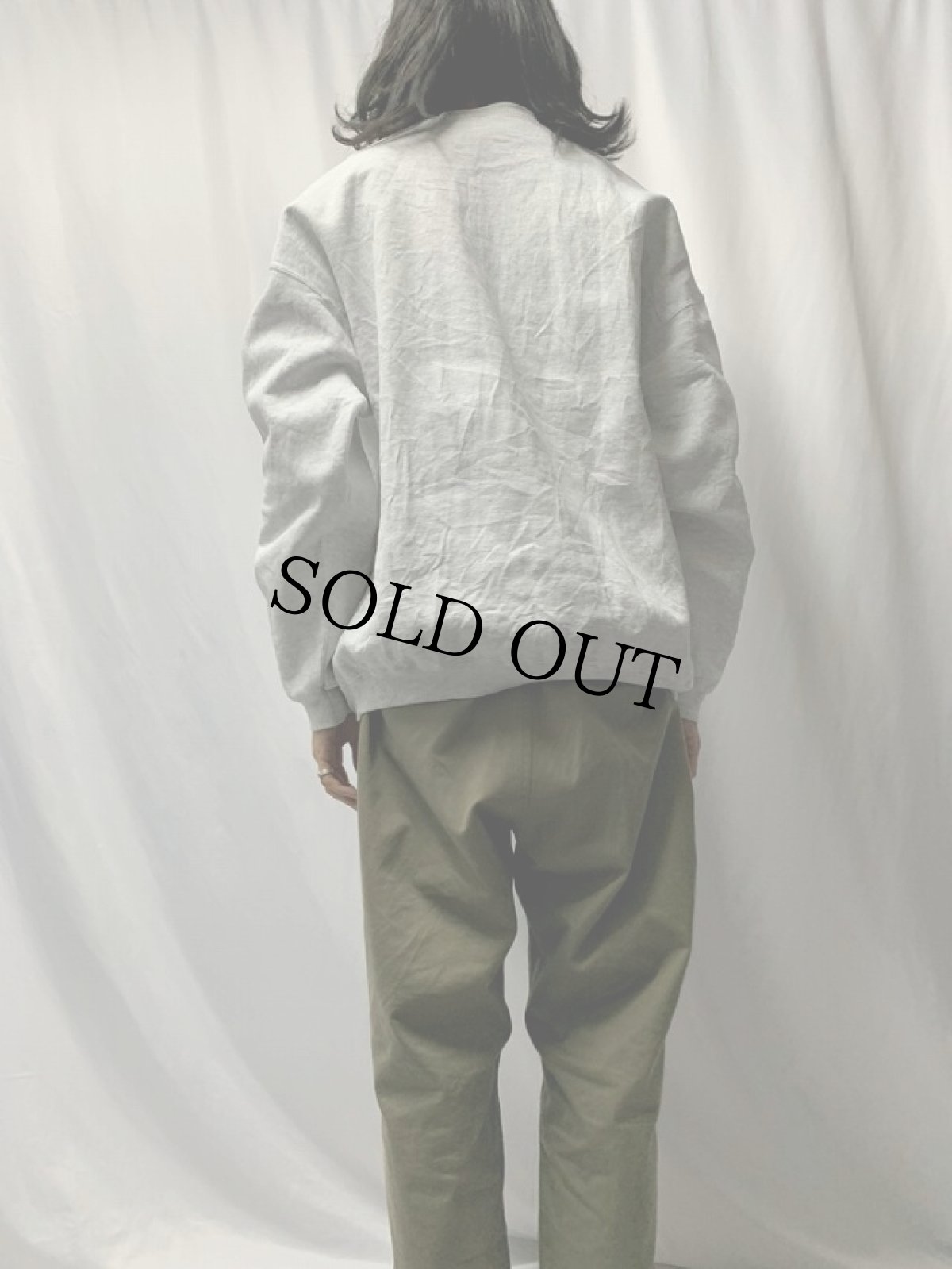 画像4: 90's Edward Gorey "books.cats." 本×ねこプリントスウェット XL (4)