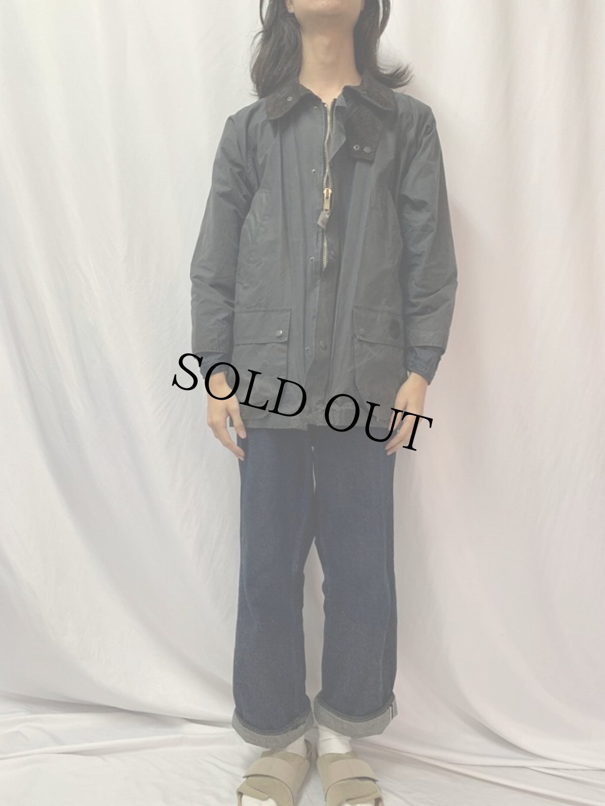 画像2: 90's Burberrys ENGLAND製 オイルドジャケット (2)