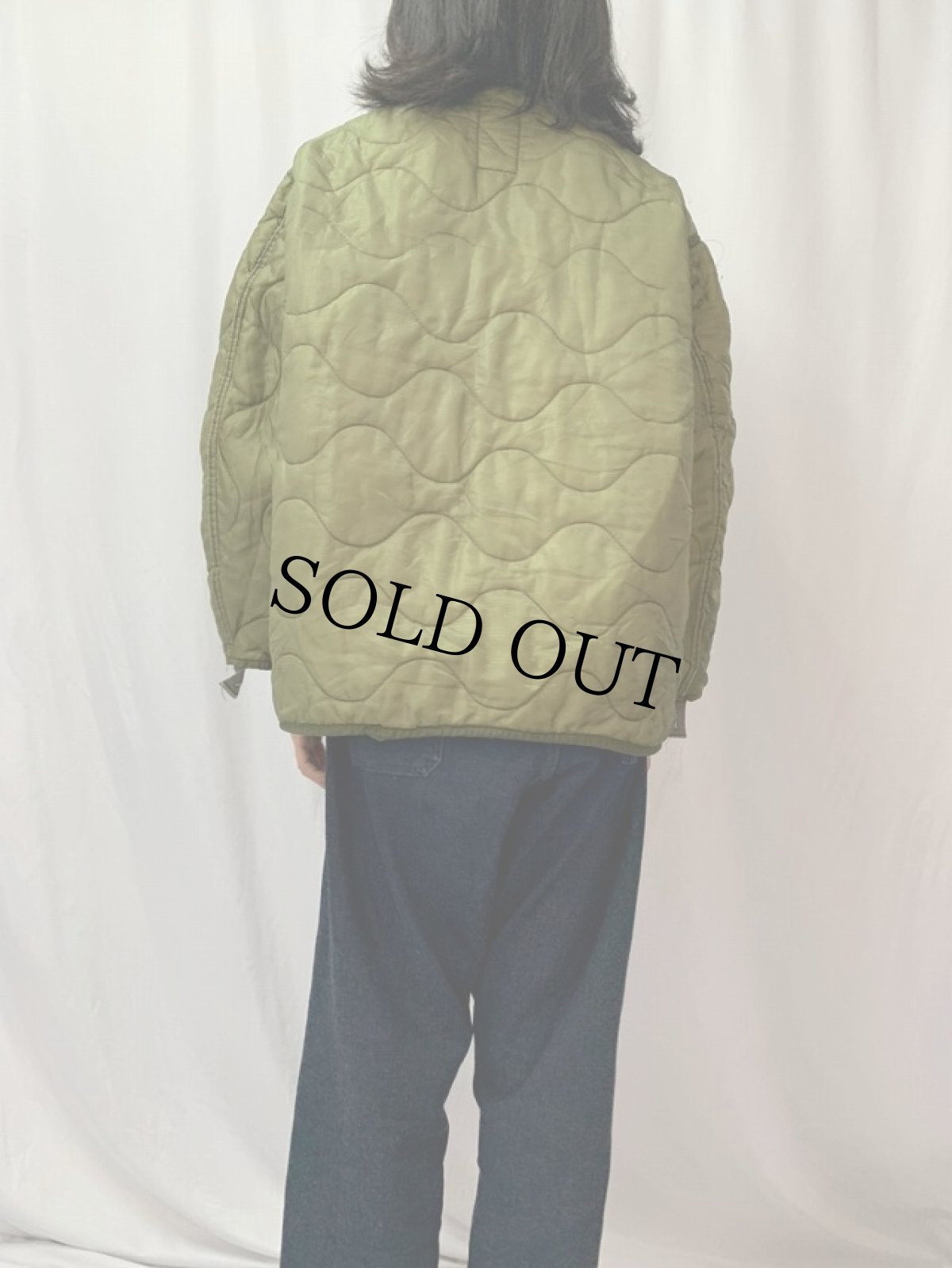 画像4: 80's U.S.ARMY キルティングライナージャケット LARGE (4)