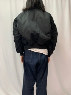 画像5: 民間品 ALPHA INDUSTRIES,INC. MA-1 フライトジャケット LARGE (5)