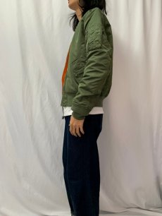 画像4: 民間品 ALPHA INDUSTRIES,INC. MA-1 フライトジャケット SMALL (4)