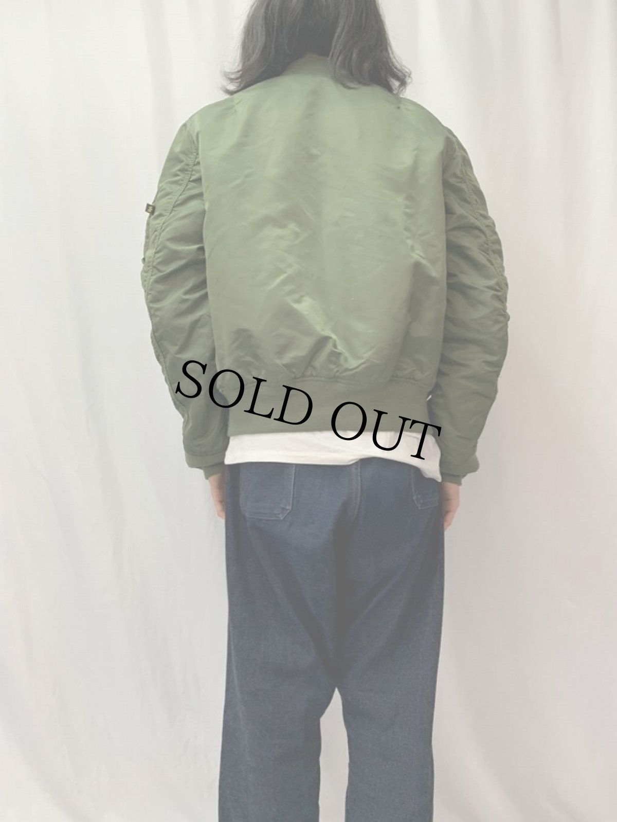 画像5: 民間品 ALPHA INDUSTRIES,INC. MA-1 フライトジャケット SMALL (5)