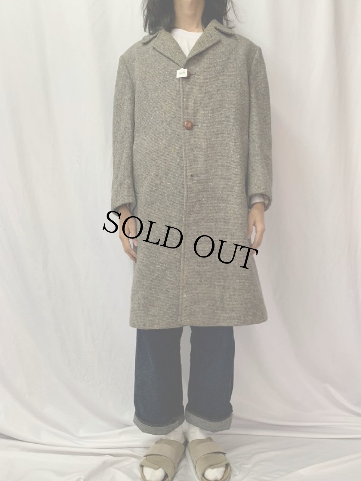 画像2: 80's Aquascutum CANADA製 ウールコート (2)