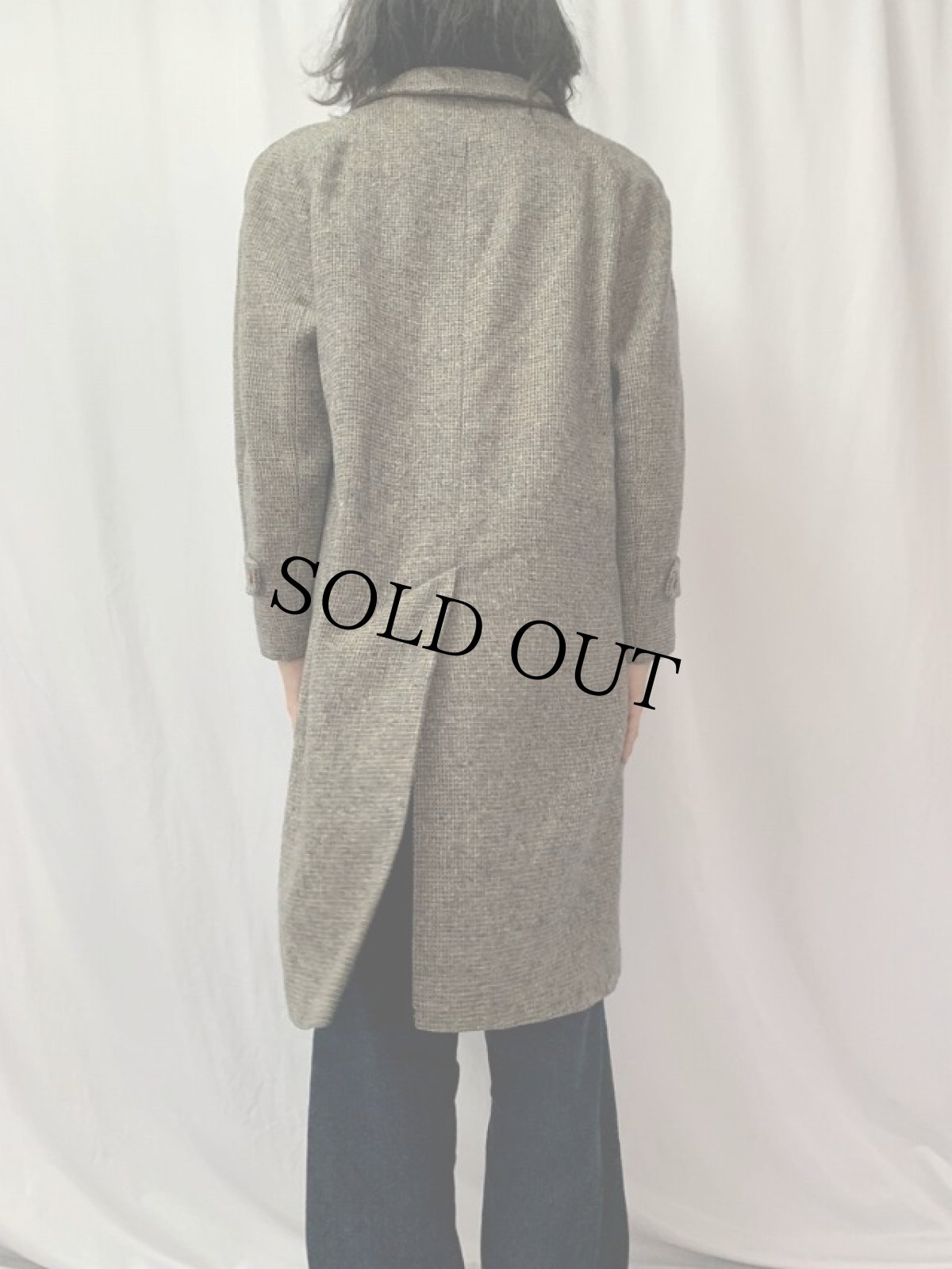 画像4: 80's Aquascutum CANADA製 ウールコート (4)