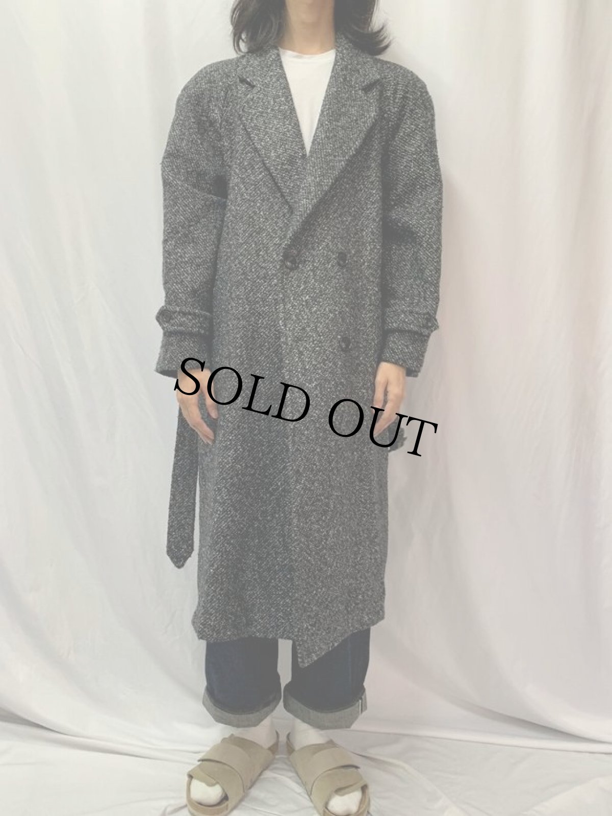 画像2: 80's Biaggiotti Avanti CANADA製 チェスターコート L (2)