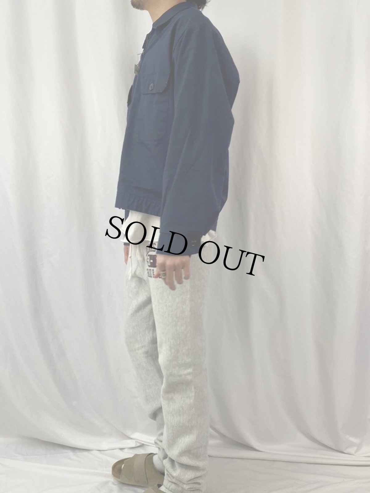 画像3: 60〜70's Work Wear Corporation USA製 "DENNIS" パッチ付きワークジャケット M (3)