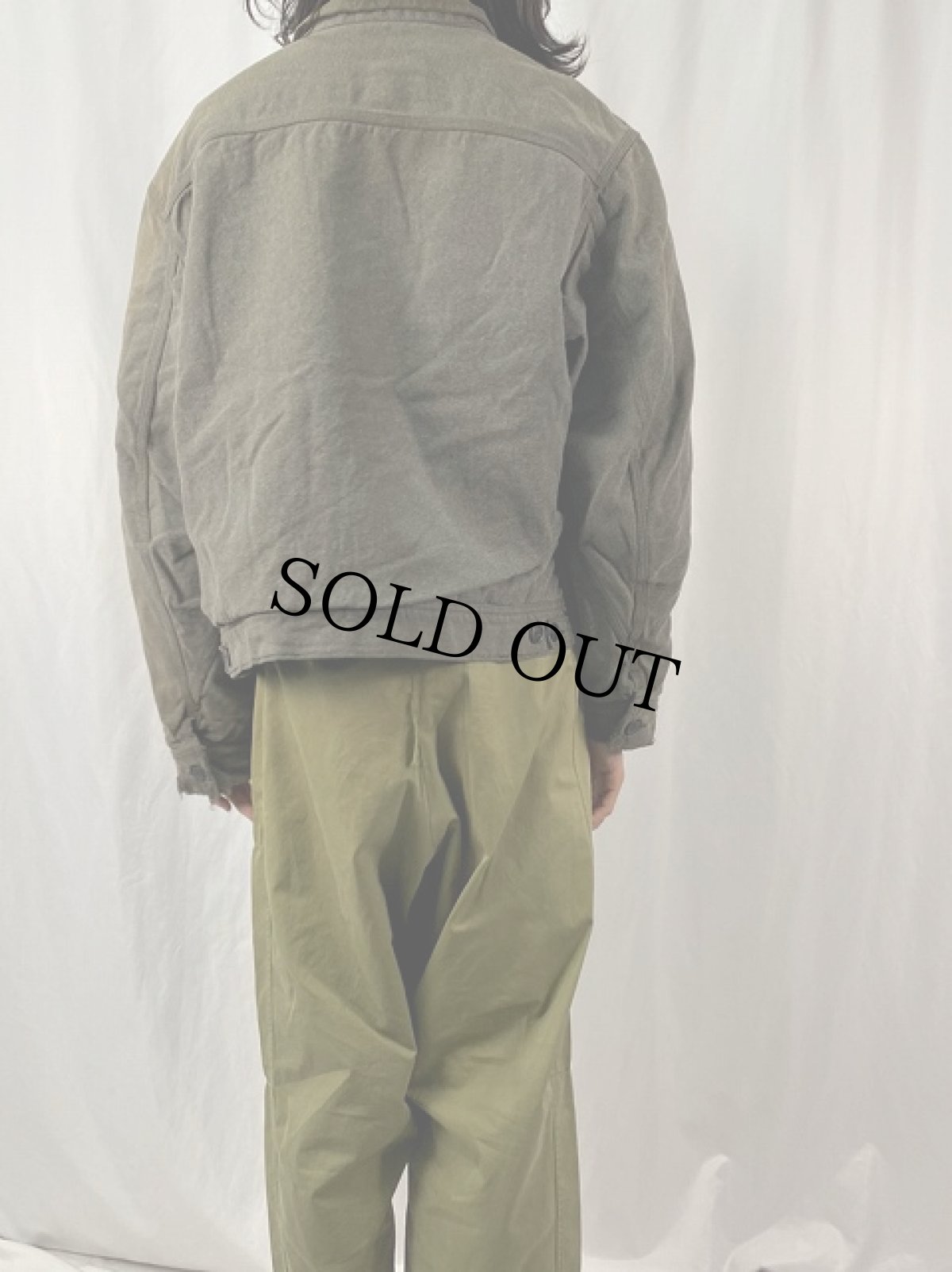 画像4: 60's Lee 127-LB ブランケットライナー ブラックウィップコード ワークジャケット 46REG (4)